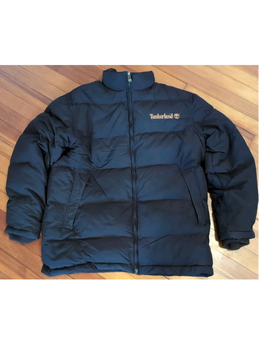 Vintage Timberland Goose Down Jacket Puffer XL Hip Hop 90s Y2K Dark Brown